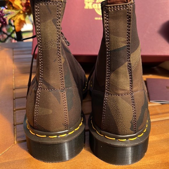 RARE NWT/Box Dr. Martens Pascal Olive & Dark Tan Camo+Abandon. England. US 10M - Picture 8 of 16
